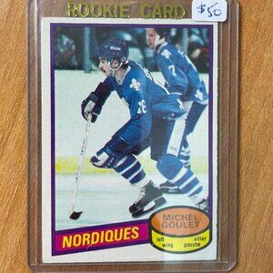 1980-81 O-Pee-Chee #67 Michel Goulet RC Quebec Nordiques